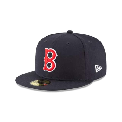 Blue Boston Red Sox Hat - New Era MLB 1946 Cooperstown Wool 59FIFTY Fitted Caps USA2319564